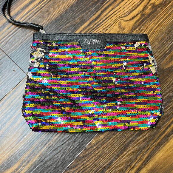 NWOT Victoria’s Secret Insulated Tote Bag & Sequence Make-Up Bag - Picture 9 of 16